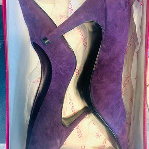 Brand new BCBGirls Purple Suede Heels